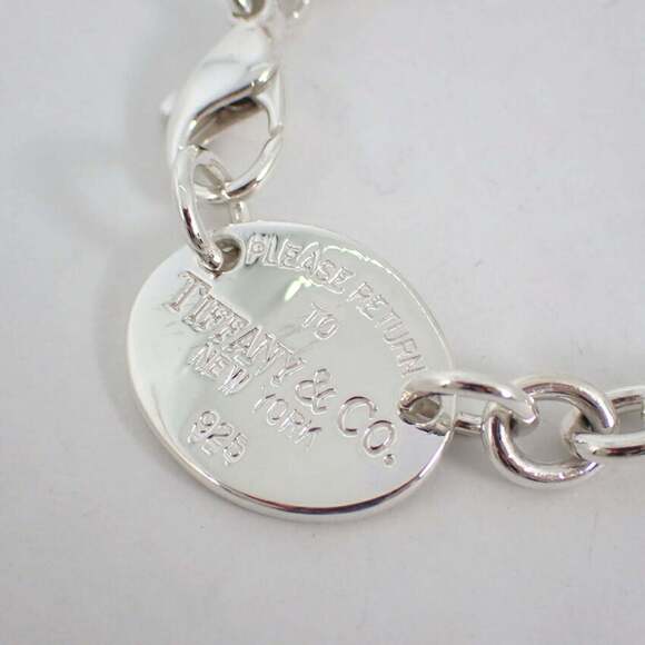 TIFFANY Authentic Silver Charm Bracelet - Picture 6 of 8